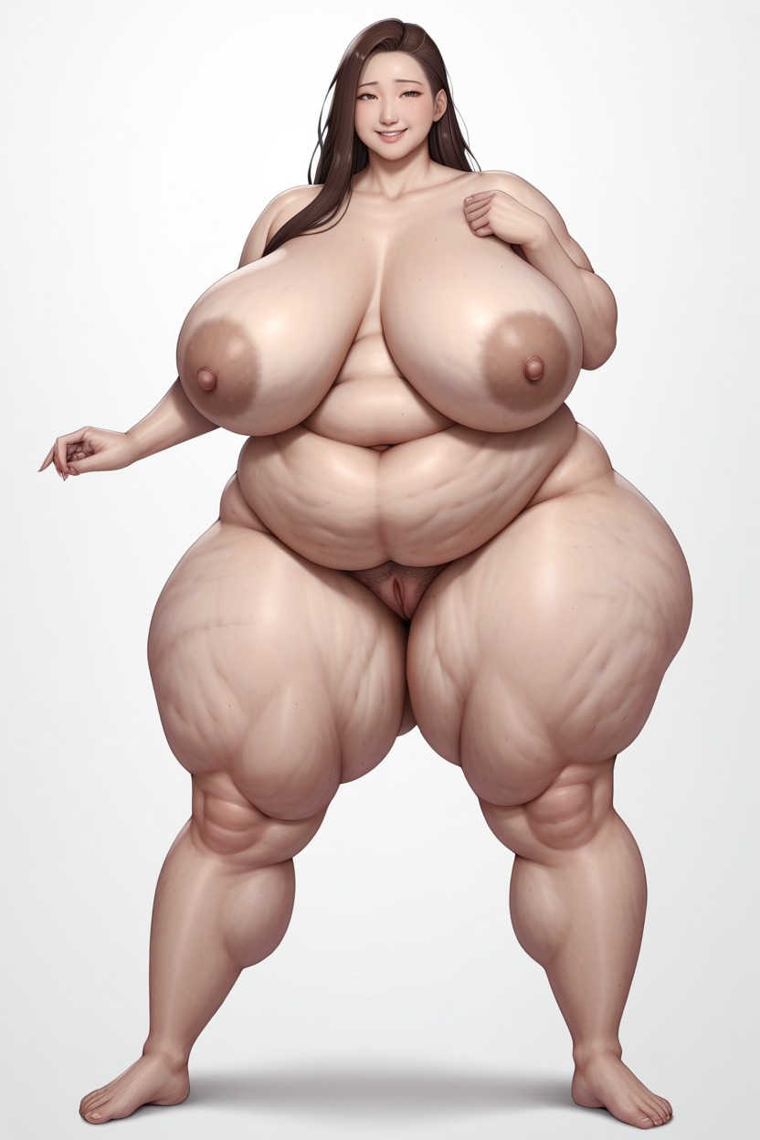 Bbw, Huge Pussy, Thick Thighs Hentai AI Porn