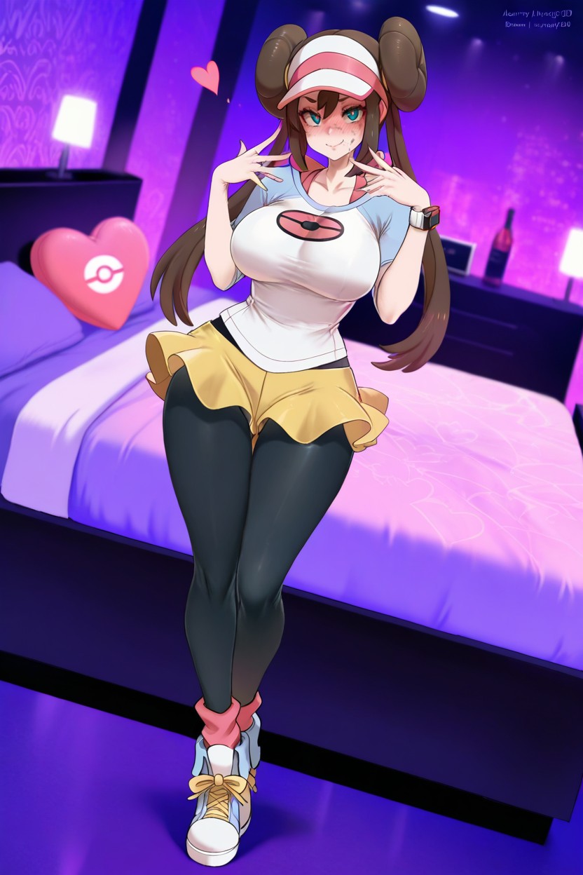 Clean Skin, Front View, Pink Socks Hentai AI Porn