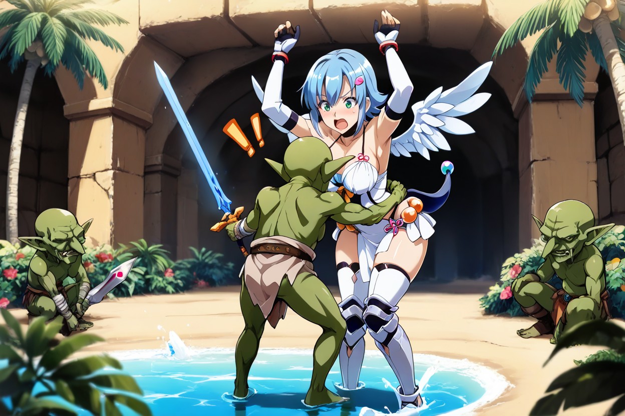 25+, Bald Goblin, Female Open Mouth Hentai IA