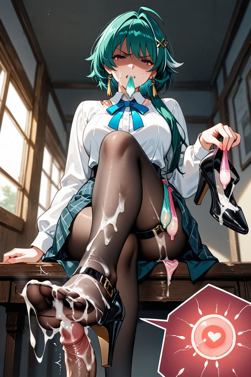 Cum Dump, Style Anime, Cum On Shoes Hentai AI Porn