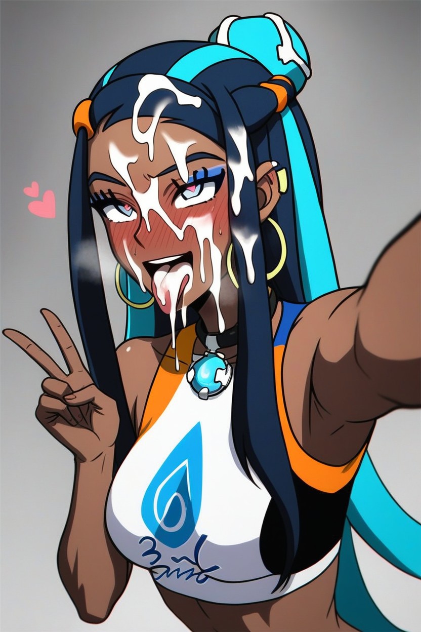 Cum Everywhere, Anime Style, Selfie Hentai IA