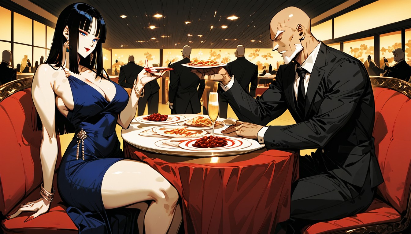 Detailed, Restaurant, Long Length Hentai AI Porn