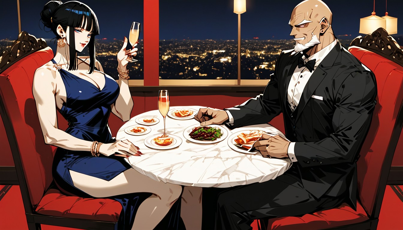 Restaurant, Perfect Tits, Noche Hentai IA