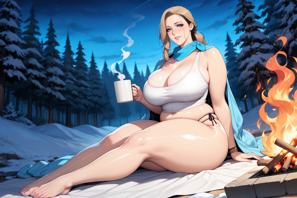 Panties, Gruesa, Gran Angular Hentai IA