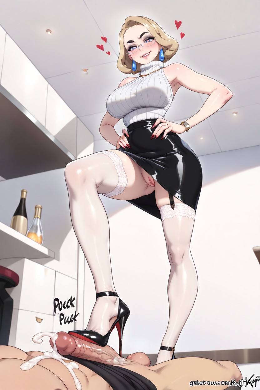 Ultra High Detail, Tacones Altos, Cum Seeping Out Of Foot Hentai IA