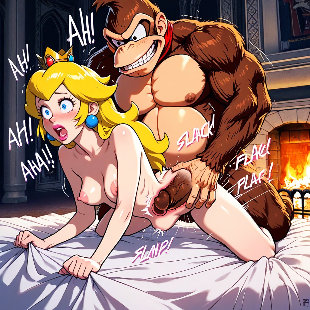 25+, Swinging Breasts, Elegant Bed Hentai AI Porn