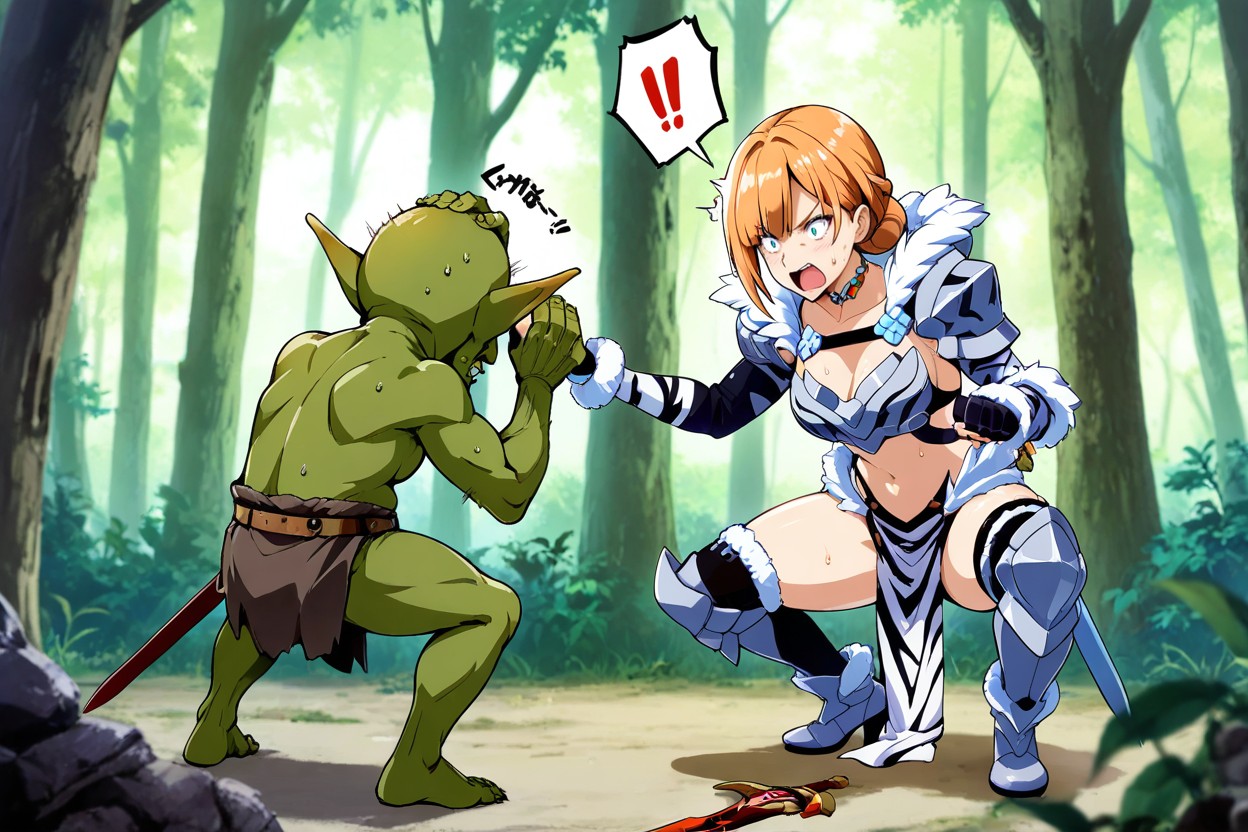 Day, Front View, Goblin In Loincloth Hentai AI Porn