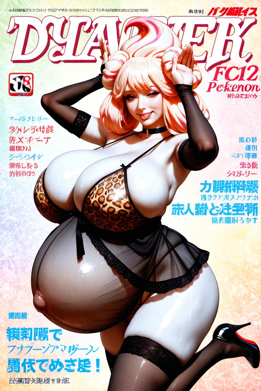 Hieroglyphs, Alcremie Hairstyle, Long Babydoll Hentai AI Porn