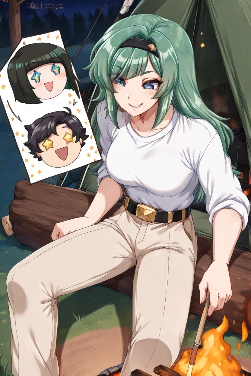 20+, No Civilization Around, Round Face Hentai IA