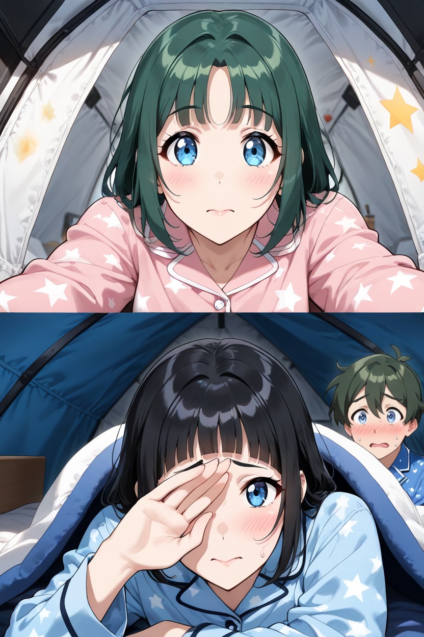 High Detail, At Night, Skinny Hentai AI Porn