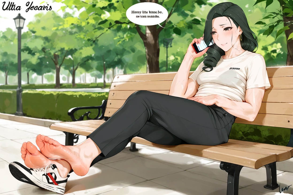High Definition Outlines, 18+, Very Curly Hair Hentai IA