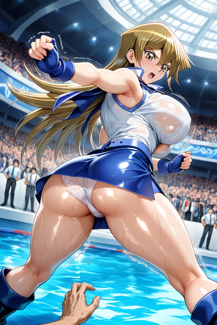 Extremely Wet Hair, Anatomically Accurate, Shaking Porno IA Hentai