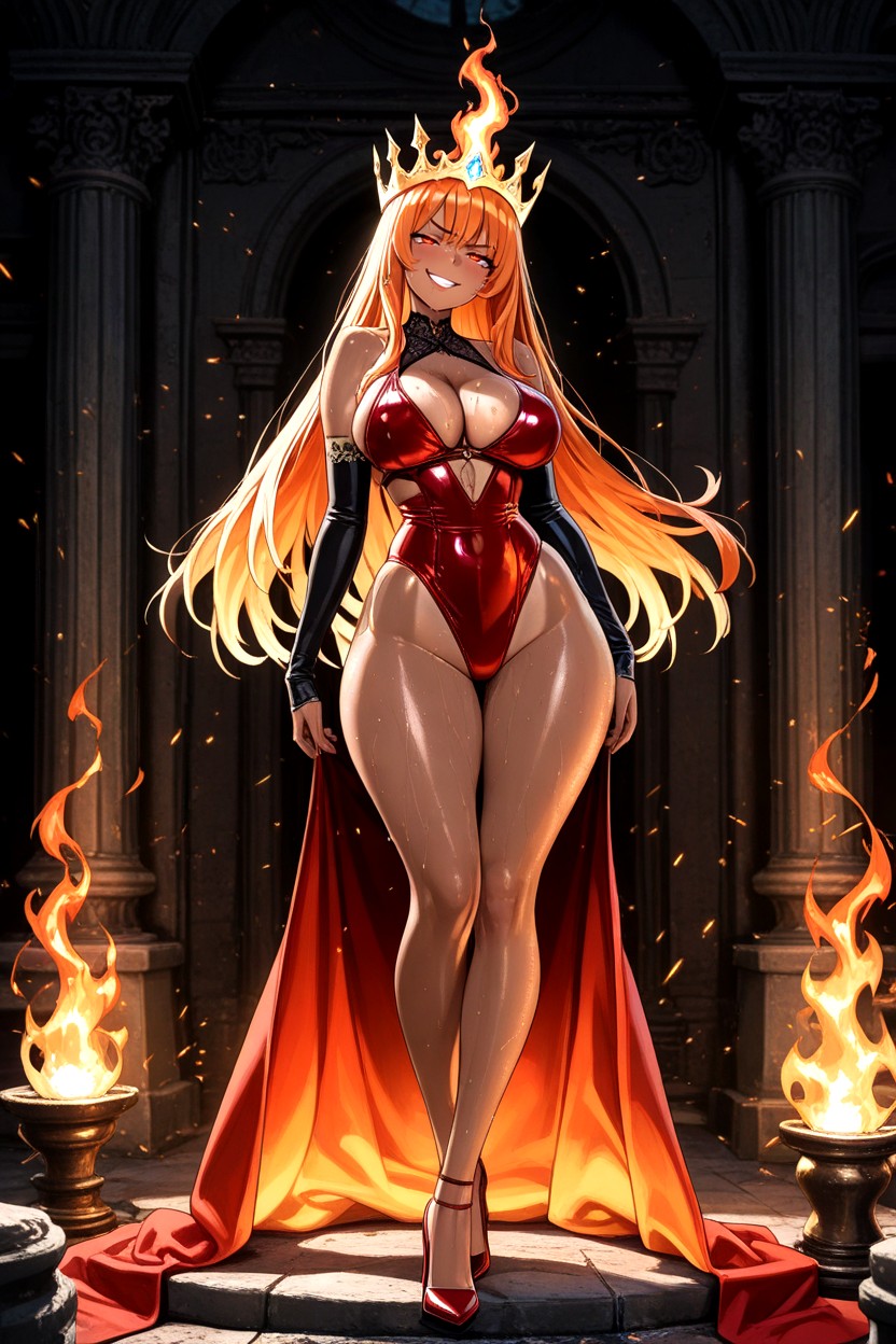Cleavage, Confident, Waist Porno IA Hentai