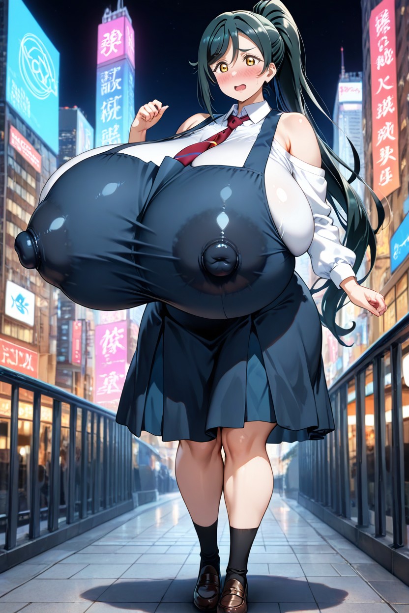Full Body, Ren Hazuki From Love Live! Superstar!!, Sein Naturel Porno IA Hentai