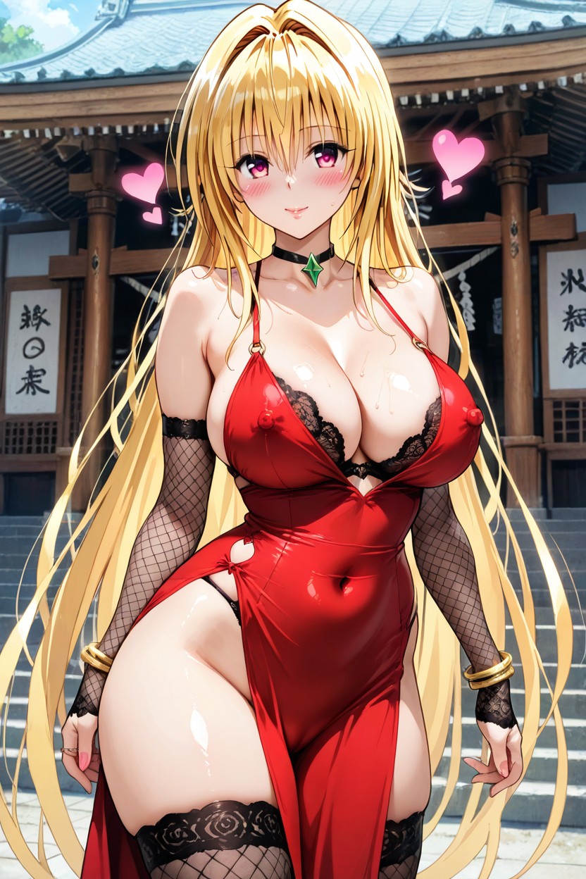 Fishnet Bra, 25+, Large Breasts AI黃漫