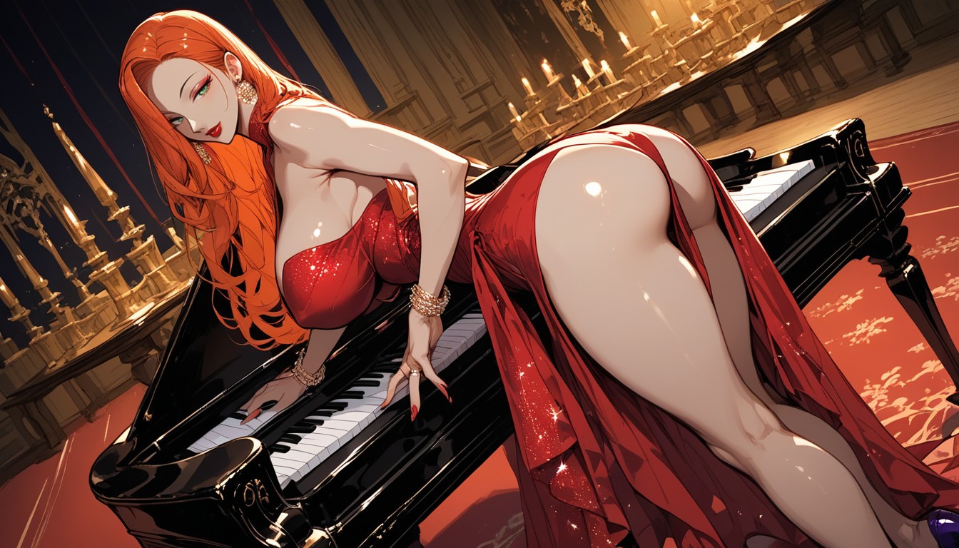 Perfect Image, Red Nails, Wide Angle AI黃漫