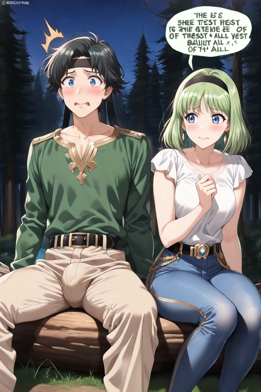 High Detail, On A Plain Full Of Vegetation, Dark Hentai AI Porn