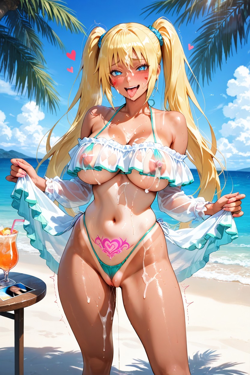 Tight Fit, Huge Drink, Drool A Lot ヘンタイAIポルノ