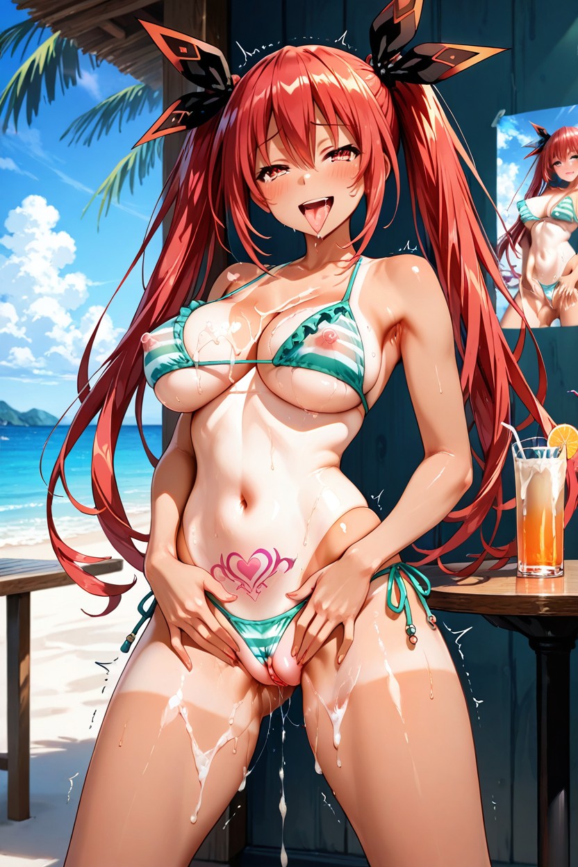 Nude, Pussy Juice Trail, Underboob Porno IA Hentai