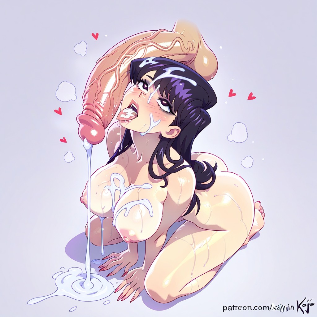 Tongue Out, Exposed Breasts, Corps Entier Porno IA Hentai