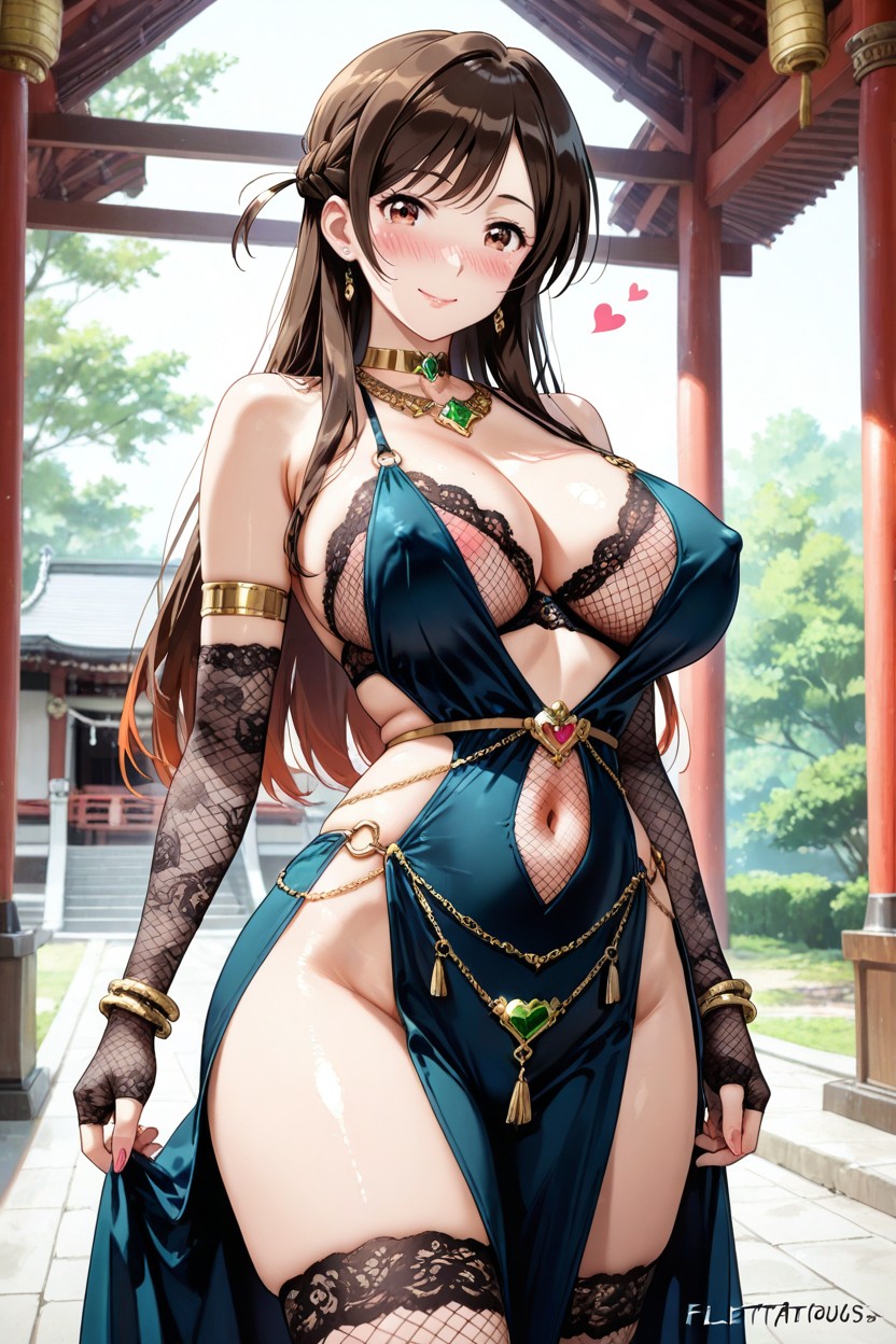 Perfect Eyes, Perfect Breasts, Sensual Posture Porno IA Hentai