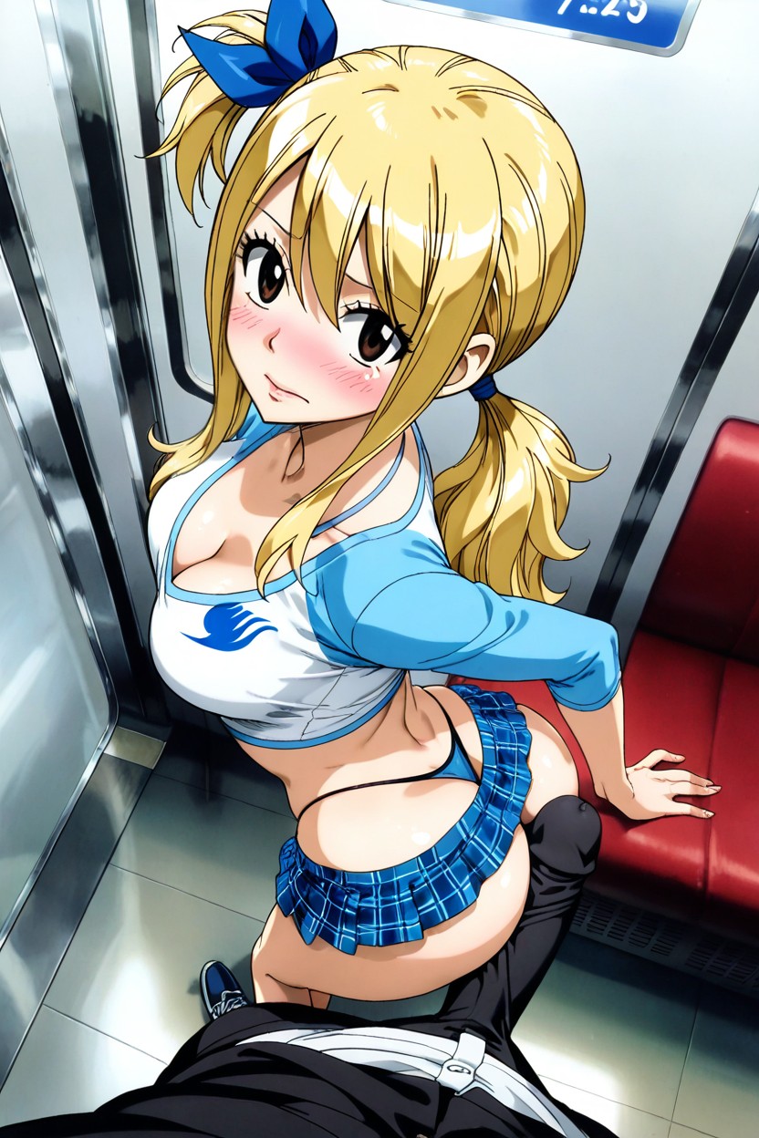 25+, Shirt Up, Butt Cleavage Hentai IA