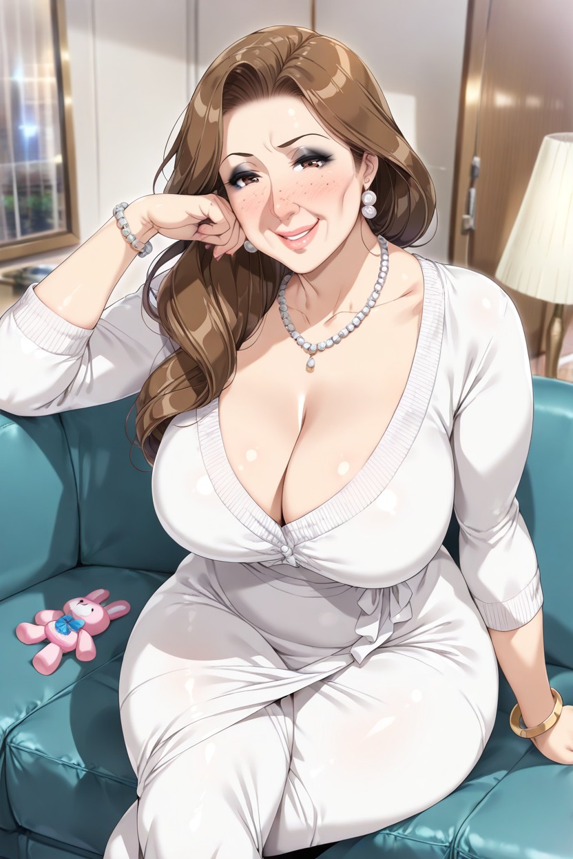 Rim Lighting, 50+, On Couch Hentai IA
