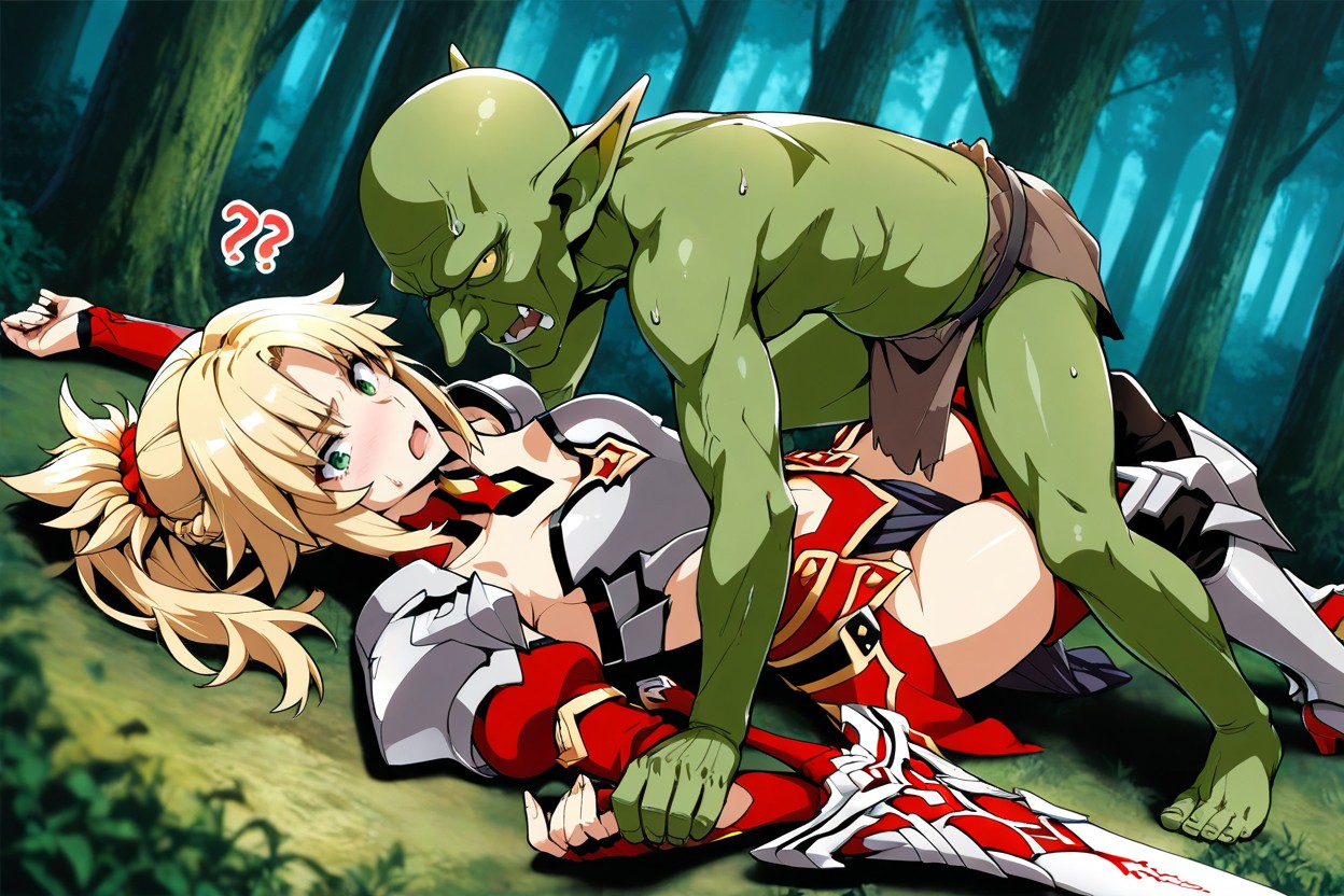 Female In Grey Armor, Only Oneharacter, Shocked Hentai AI Porn