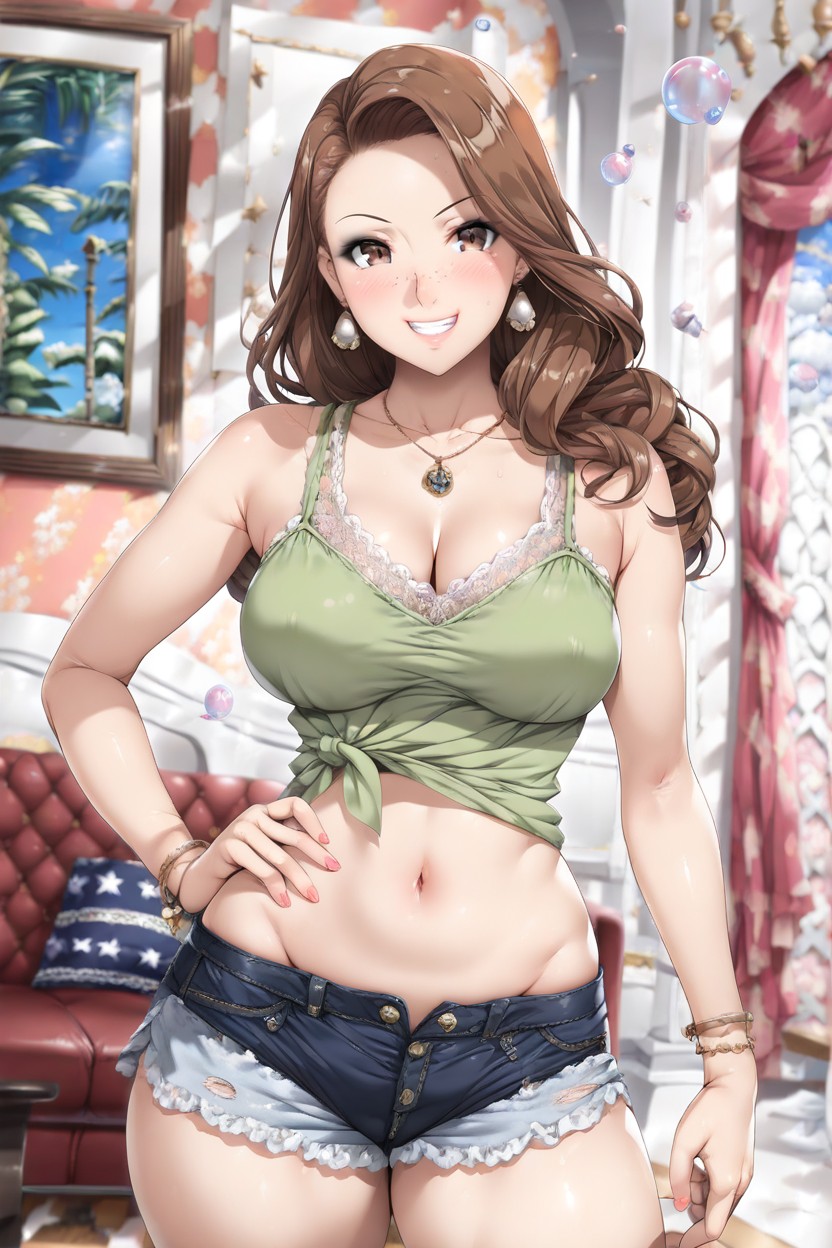 Bracelets, Face, American Hentai AI Porn