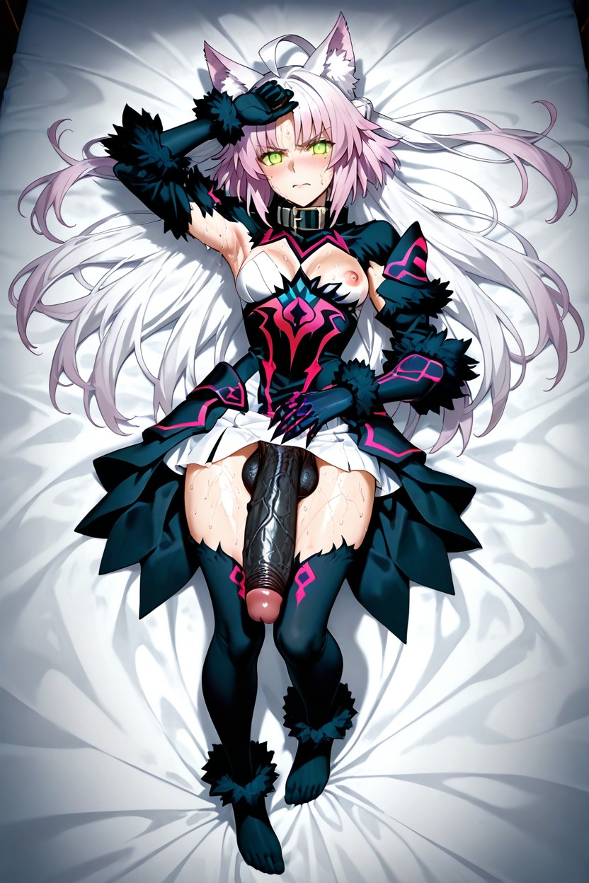 Laying, A Full-body Vertical Character Illustration Of Atalanta Alter From Fate Grand Order, Perfect Fingers Hentai AI Porn