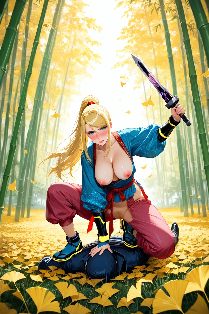 Chinese Wuxia Lady Warrior, Medium Ass, She Have Sex With Ninja Man Hentai AI Porn