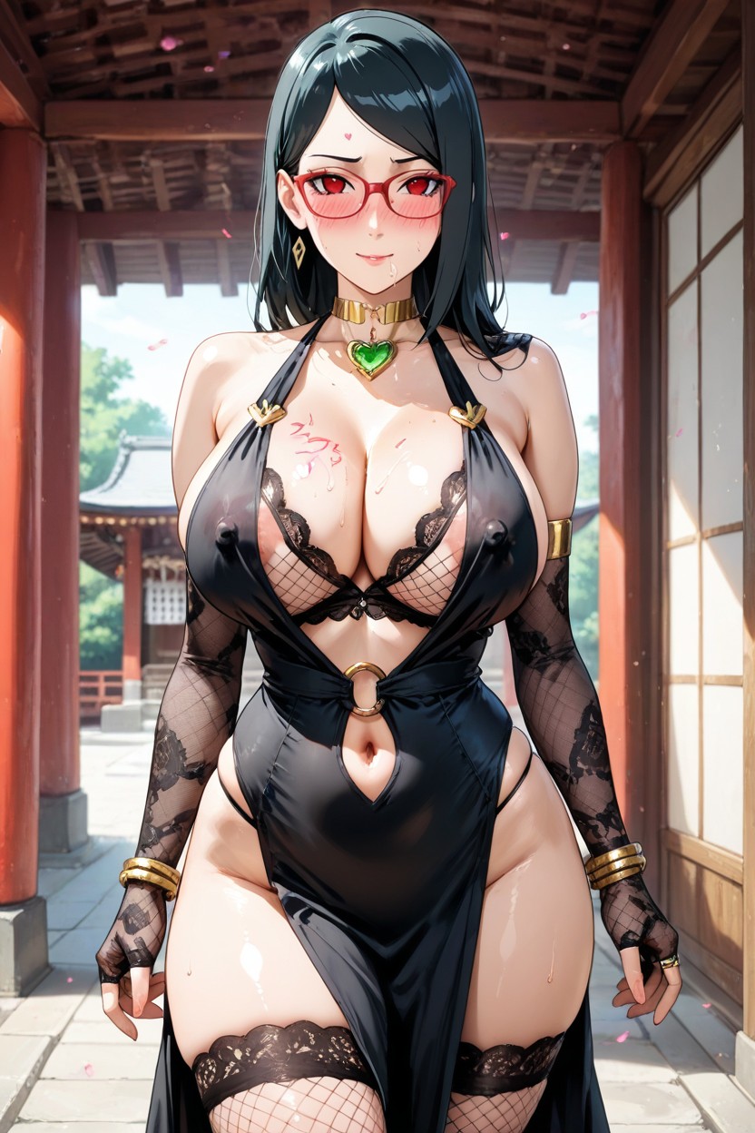 Erect Nipples, Beautiful Breasts, Standing In Front Of The Viewer Hentai AI Porn