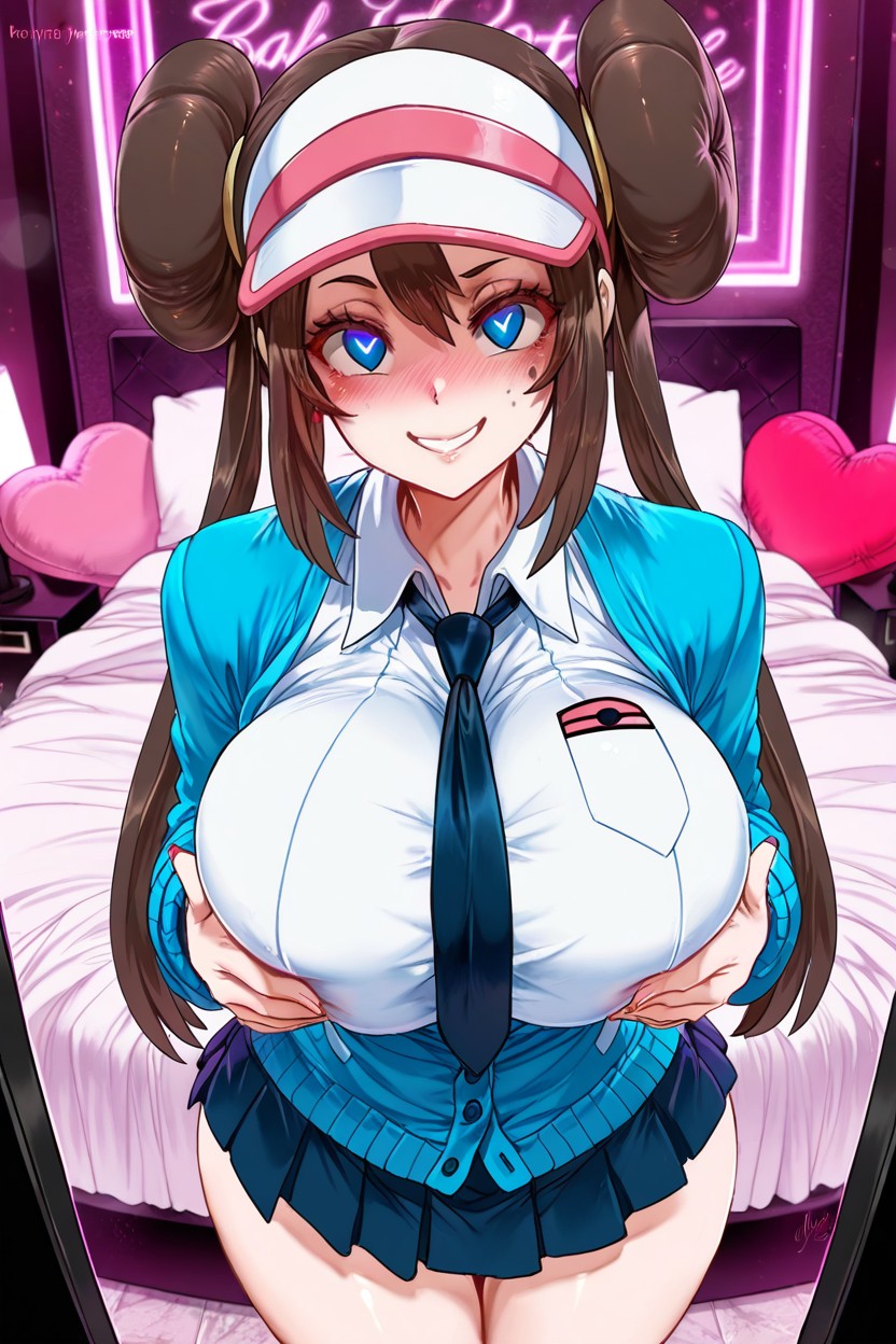 Front View, Fair Skin, Perfect Five Fingers Hentai AI Porn