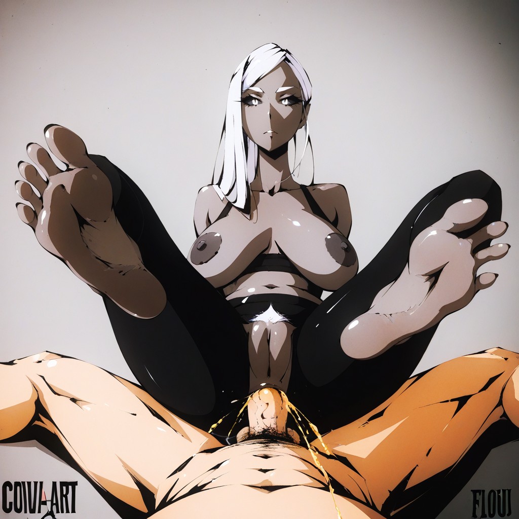 Soles, Big Feet, Black Nipples Hentai AI Porn