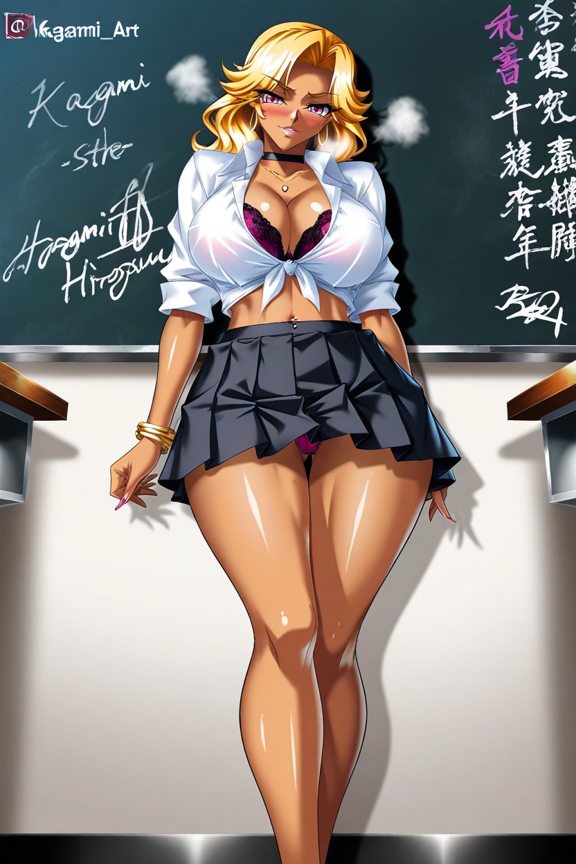 One Person, Indoors, Blushing Hentai AI Porn