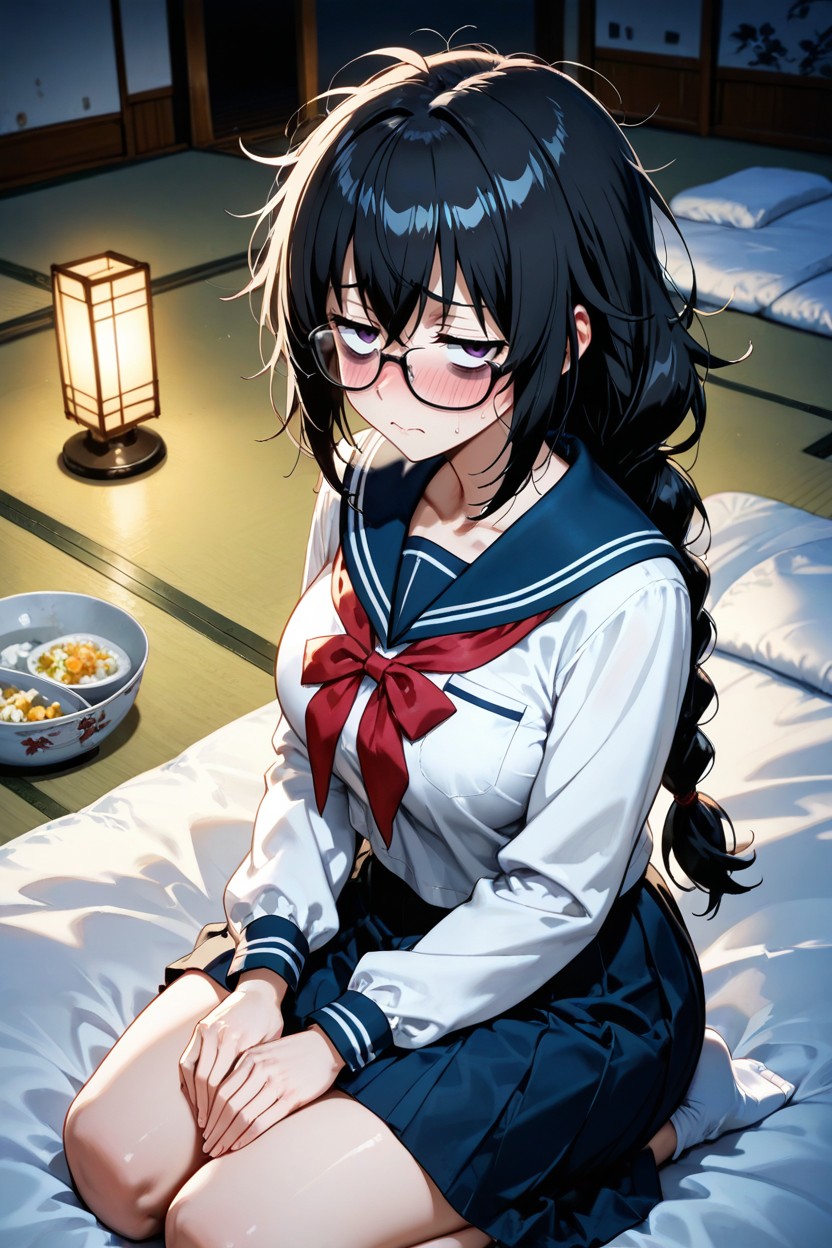 Jimiko, A Single Man's Messy Room, Jitome Hentai AI Porn