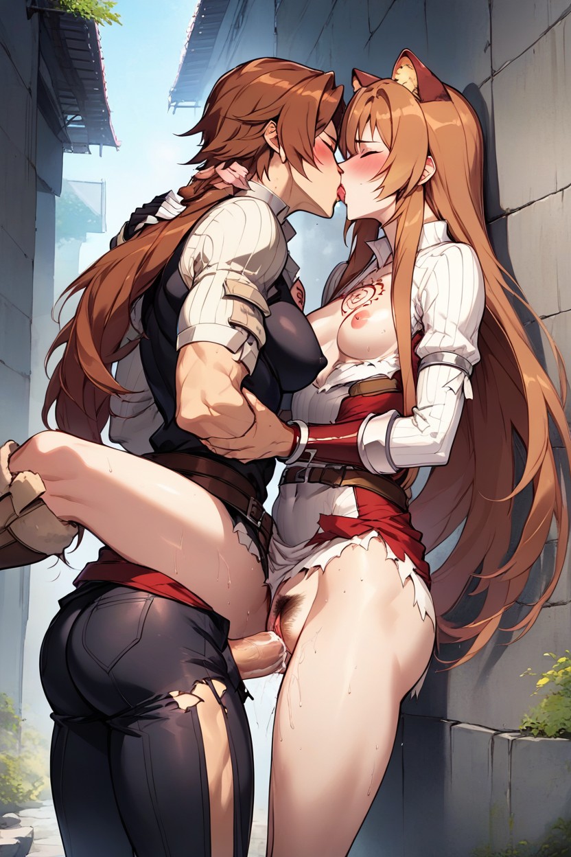 Swords In Hand, Raphtalia, Super Model Hentai AI Porn