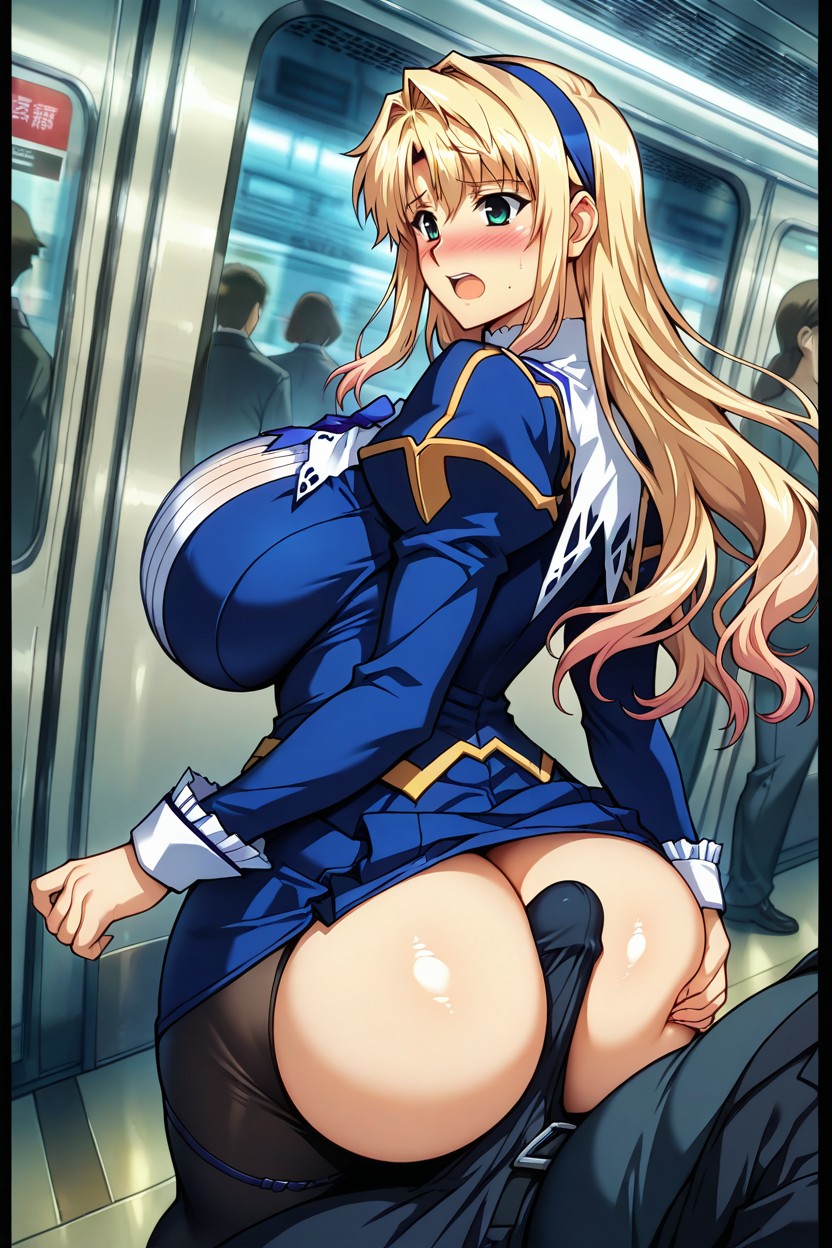 Wide Angle, Scared, Standing Hentai AI Porn