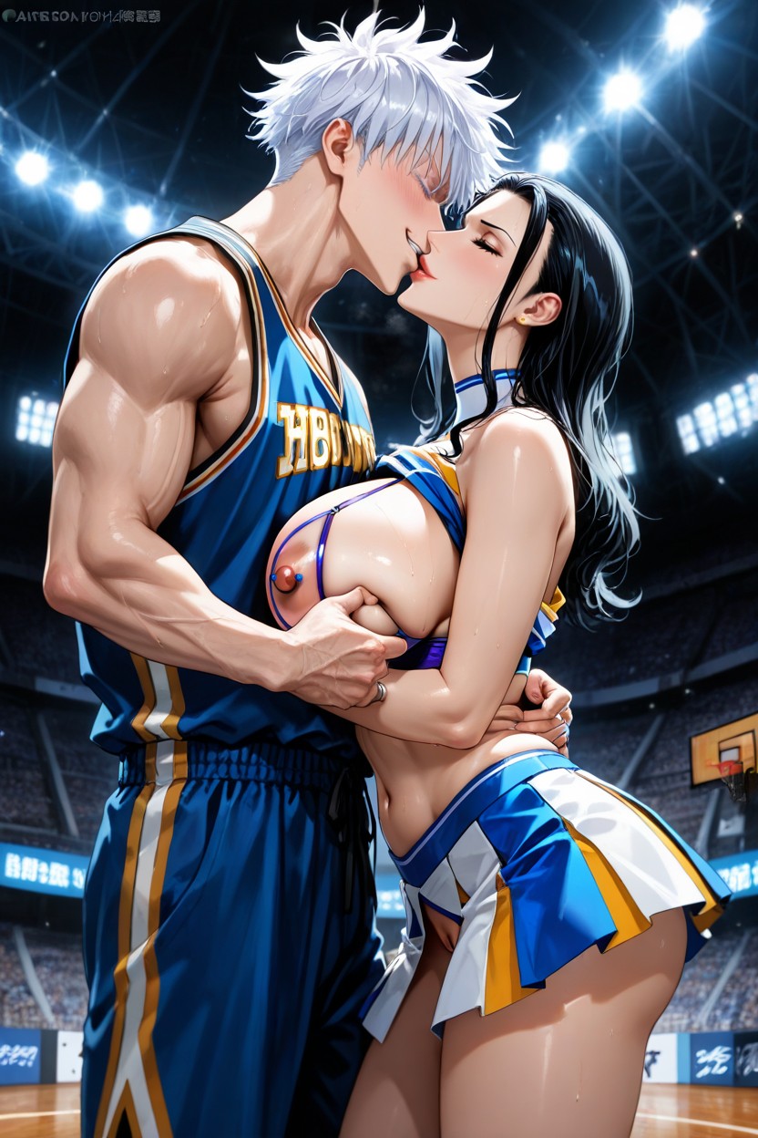 Albert Piercing, Bodies Pressed Together, Men Taller Than Female Hentai IA