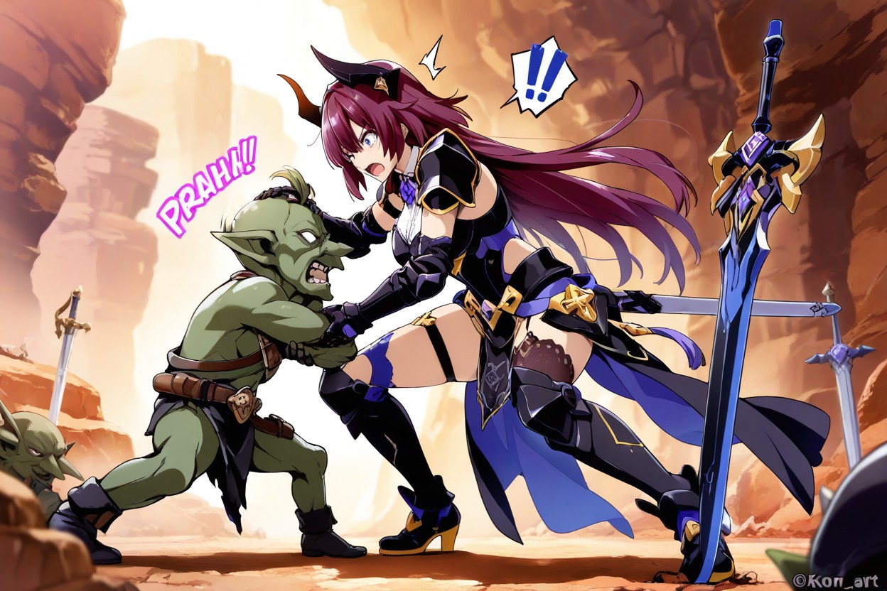 Exclamation Mark, Bald Goblin, Physical Contact Hentai AI Porn