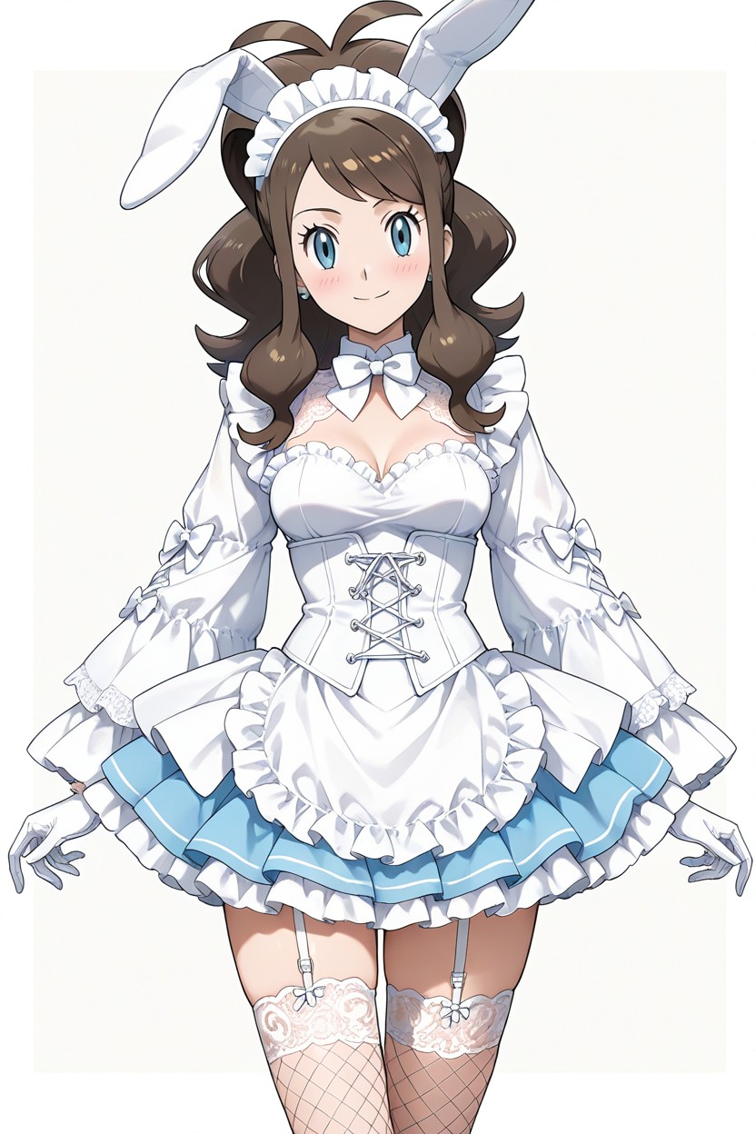 Hilda From Pokemon, 25+, Front View Hentai AI Porn