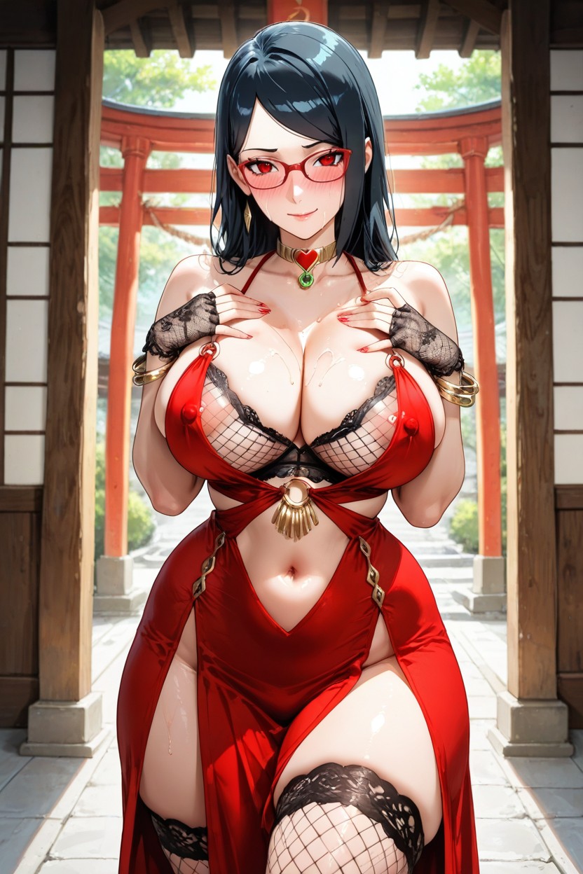 Large Ass, Open Vagina, Perfect Navel Hentai AI Porn
