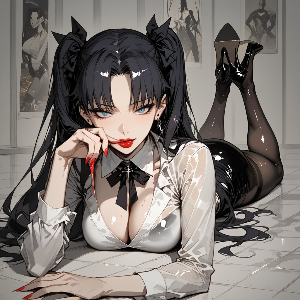 Looks High On, Slut Office Blouse, Trip Over Hentai AI Porn