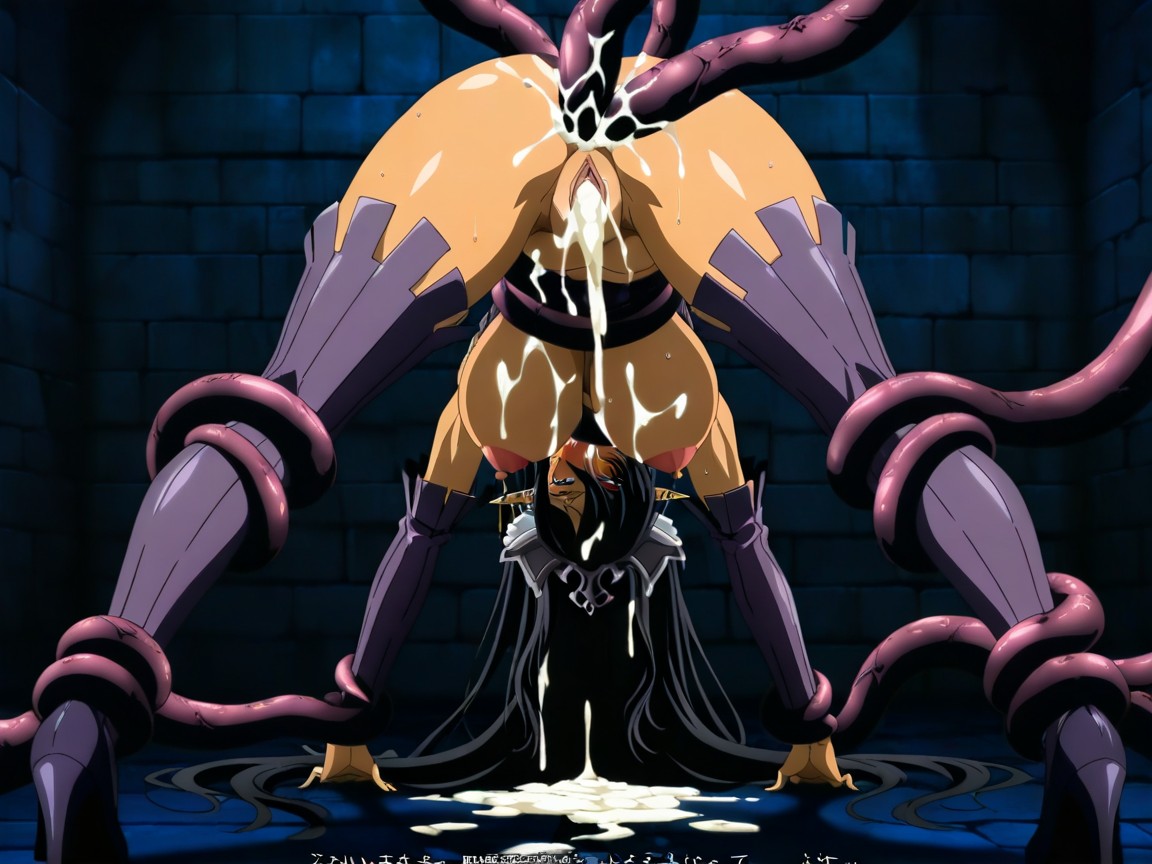 Bare Breasts, Ultra Big Tentacle, Double Anal Penetration Tentacle Hentai AI Porn