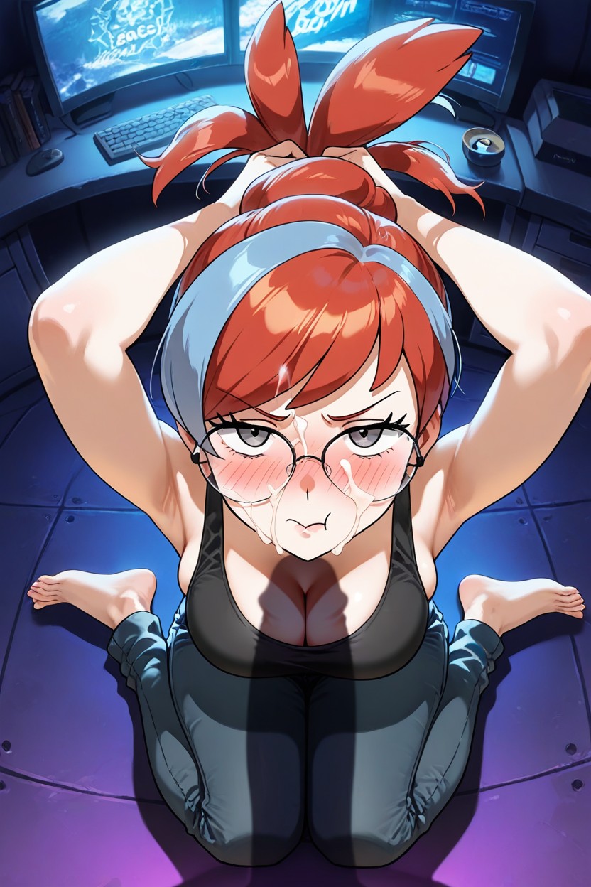Cleavage, Blush, Cute Hentai AI Porn