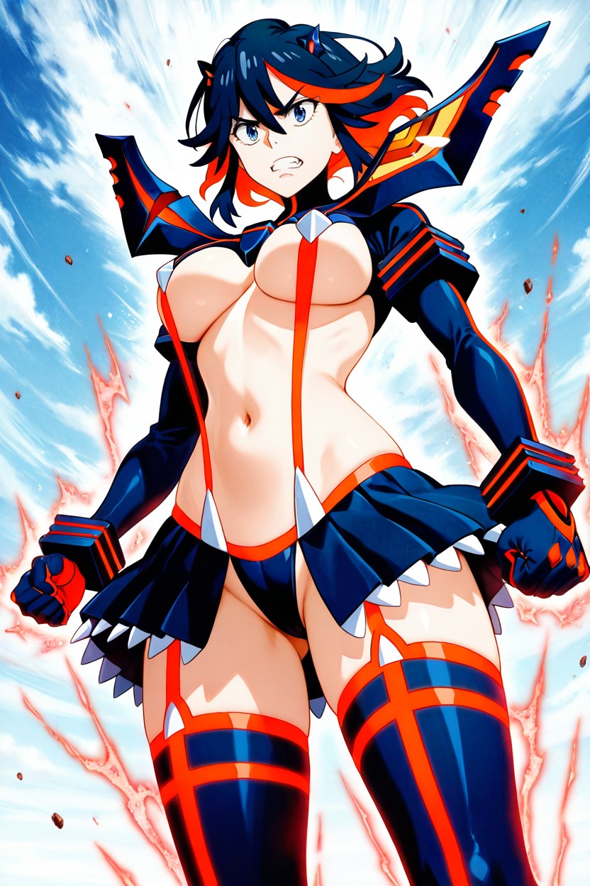 Crop Top, Forearms Aggressively Strained, 25+ Hentai AI Porn