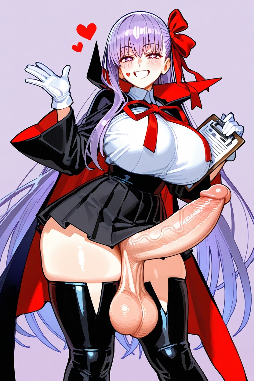 Grin, Holding A Clipboard, Pony Cock Hentai AI Porn