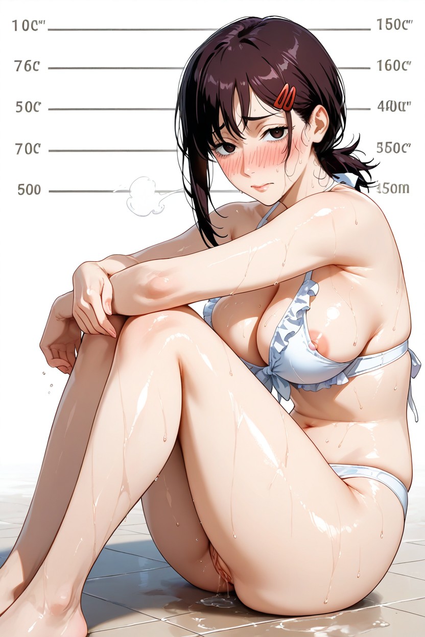 Height Chart, Naked, Shy Hentai AI Porn