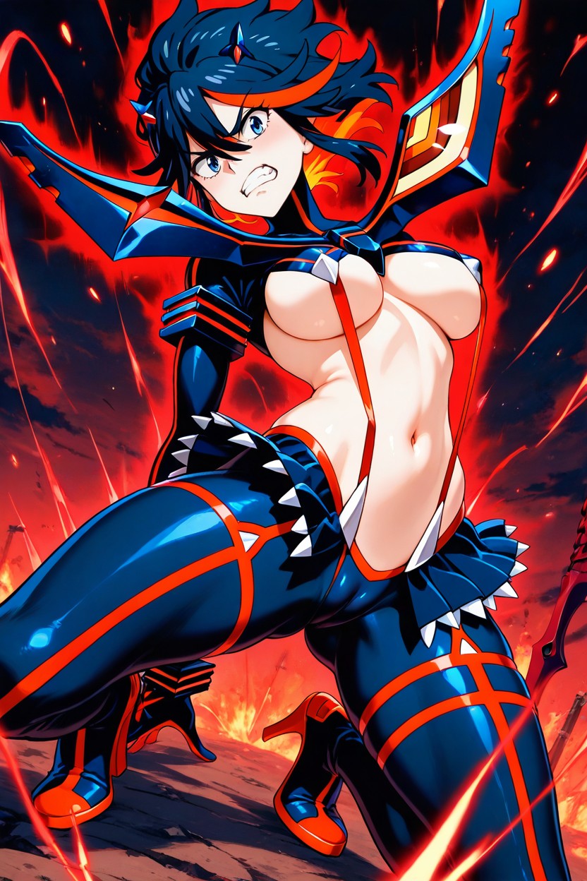 Covered Nipples, Arched Back, 18+ Hentai AI Porn