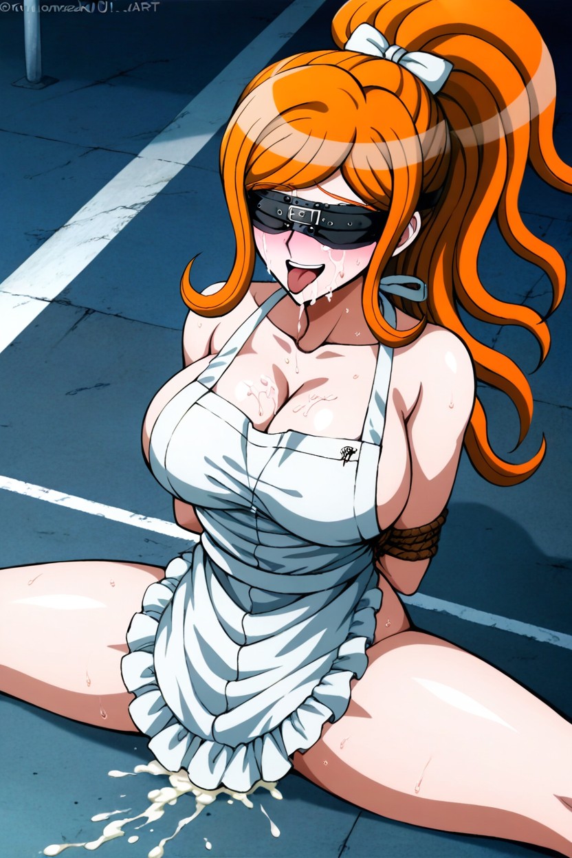 Smile, Front Split, Parking Lot Hentai AI Porn